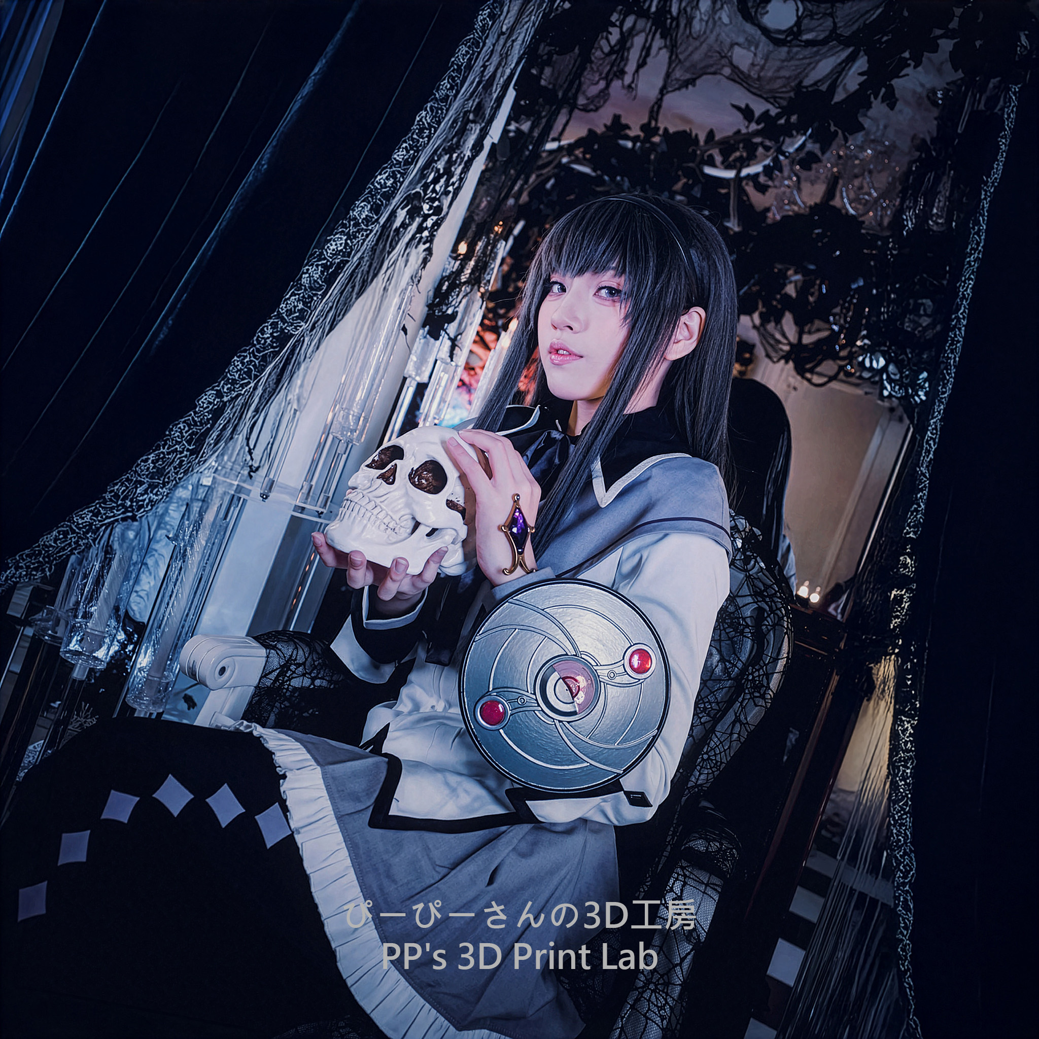 🛡️ 魔法少女小圓 – 曉美焰 – 展開式時之盾